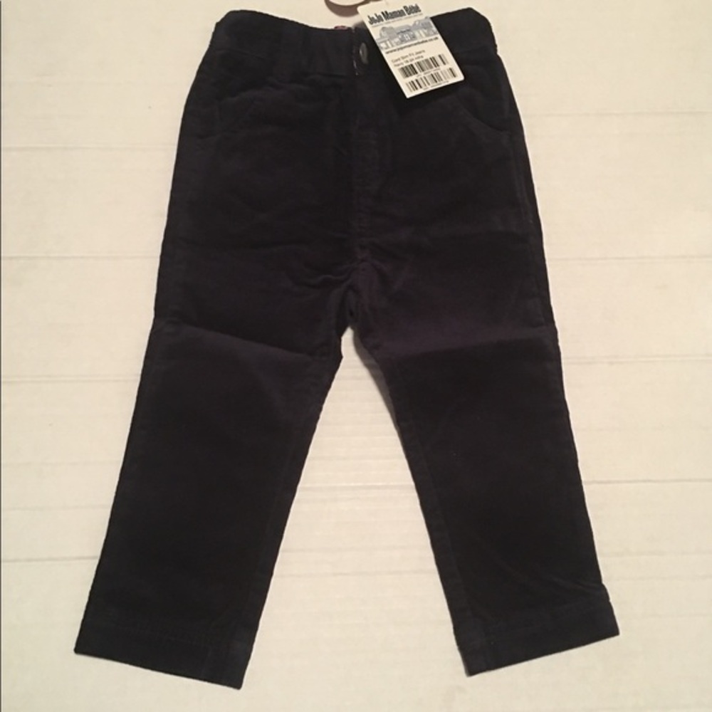 JoJo Maman Bebe Girls Corduroy Pants 18-24M Navy